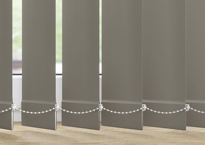 Trinity (Blackout), Mayan Brown - Vertical Blind Slats - Image 3